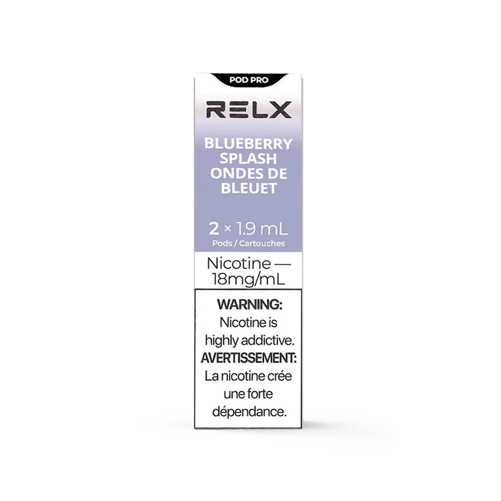 RELX Pro Vape Pod - Blueberry Splash (Blue Gem) available on Canada online vape shop