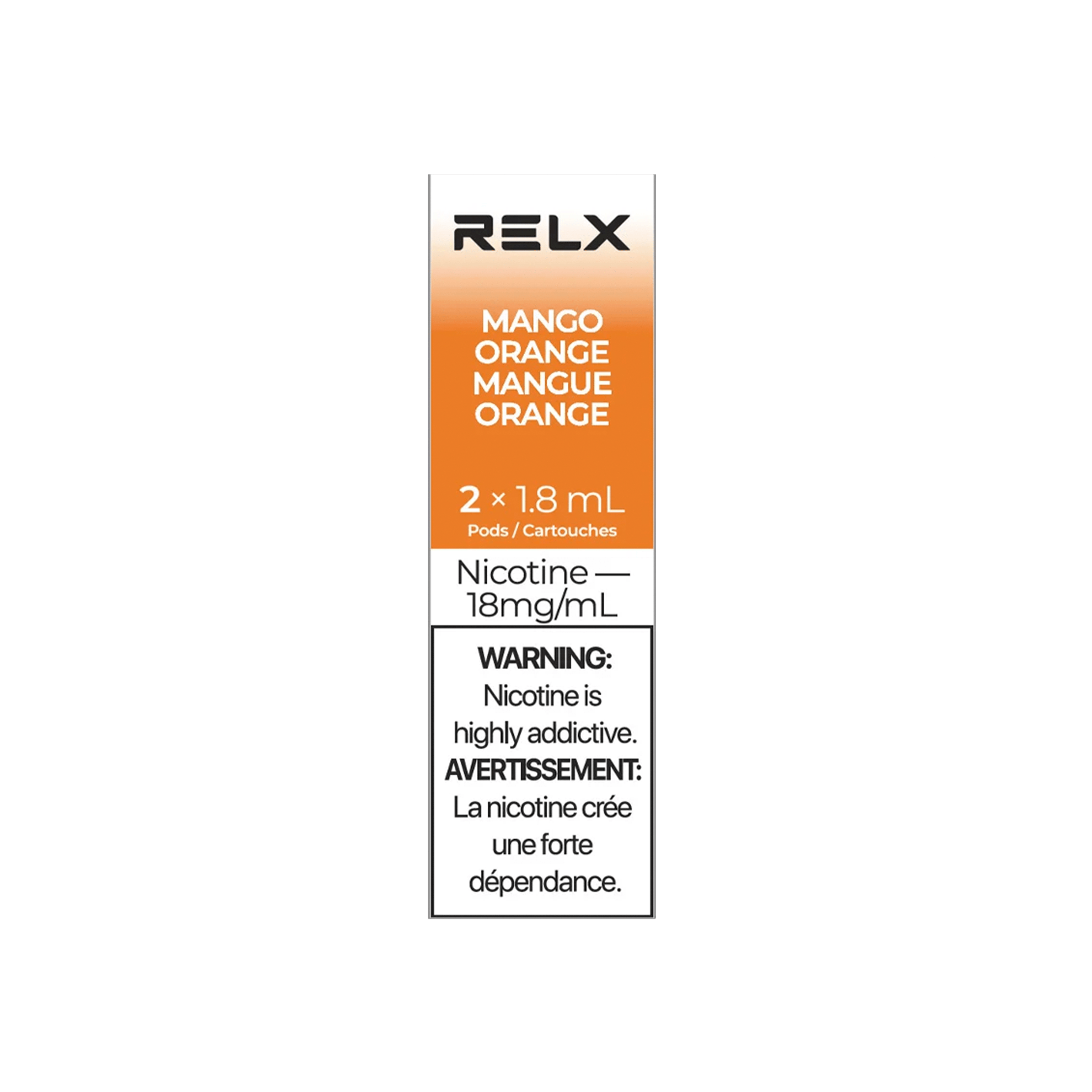 RELX Pro Vape Pod - Mango Orange available on Canada online vape shop