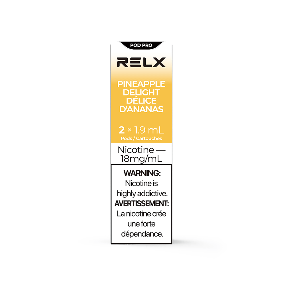 RELX Pro Vape Pod - Pineapple Delight (Hawaiian) available on Canada online vape shop