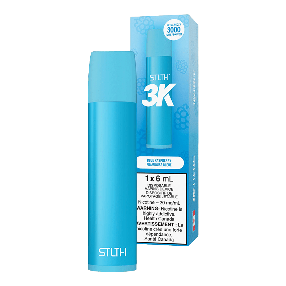 STLTH 3K Disposable Vape - Blue Raspberry available on Canada online vape shop