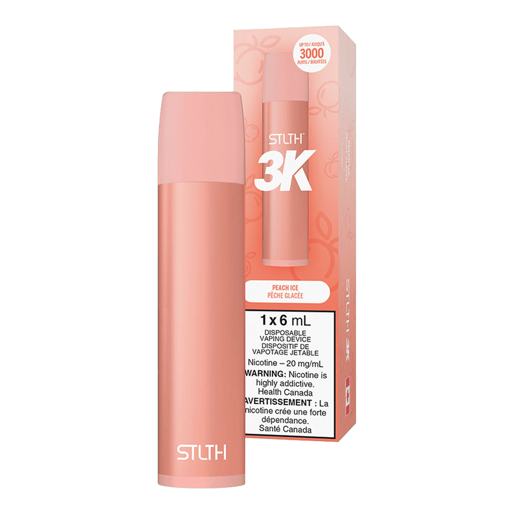 STLTH 3K Disposable Vape - Peach Ice available on Canada online vape shop