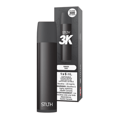 STLTH 3K Disposable Vape - Tobacco available on Canada online vape shop