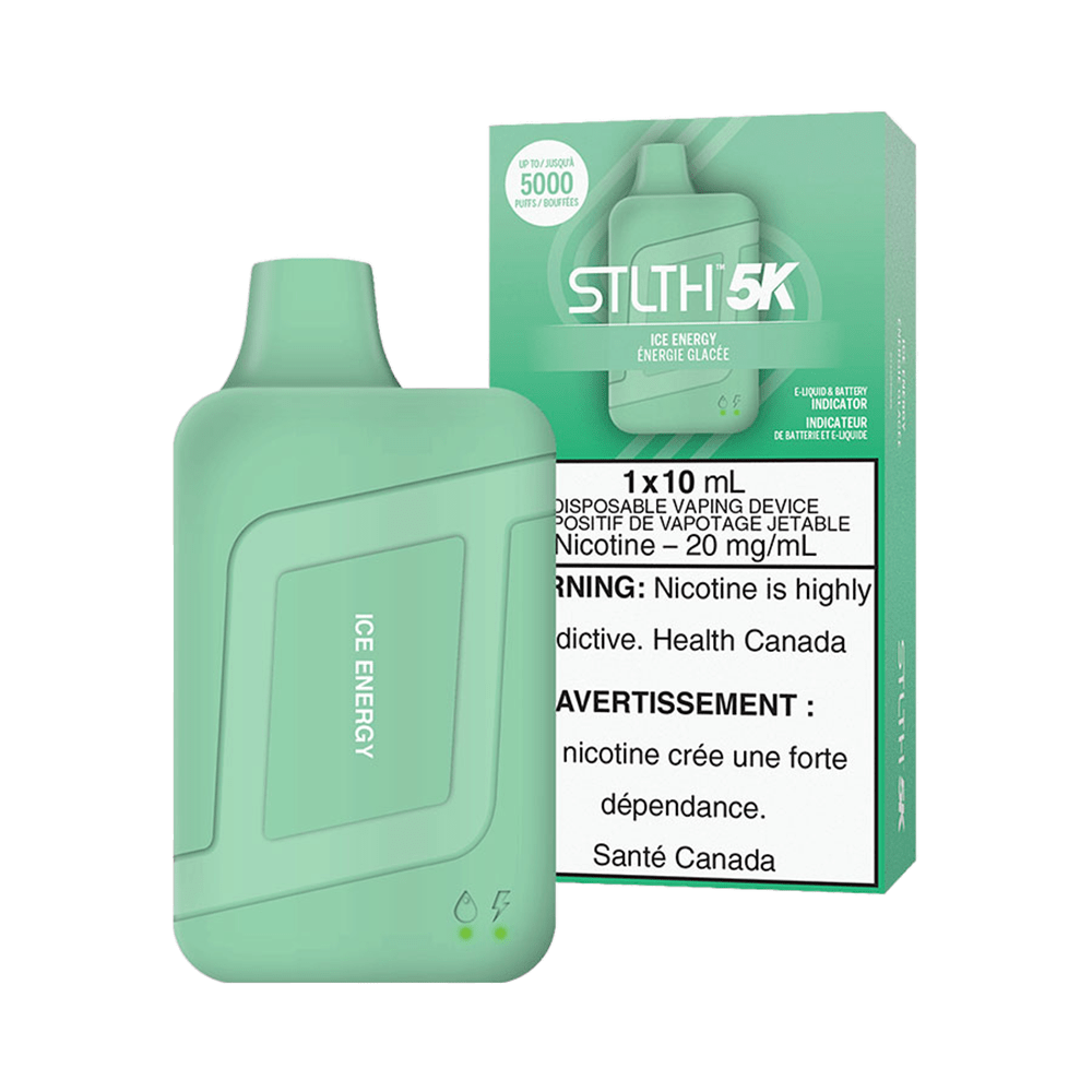 STLTH 5K Disposable Vape - Ice Energy available on Canada online vape shop
