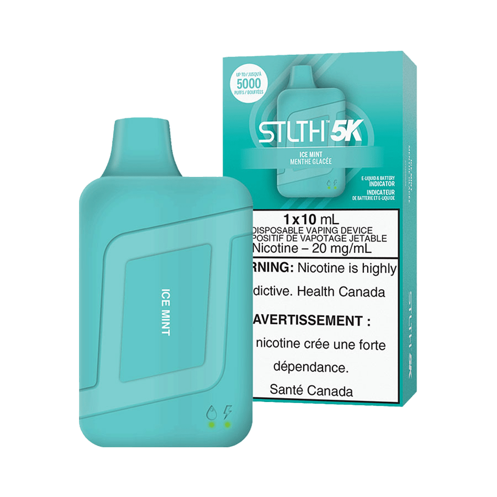 STLTH 5K Disposable Vape - Ice Mint available on Canada online vape shop