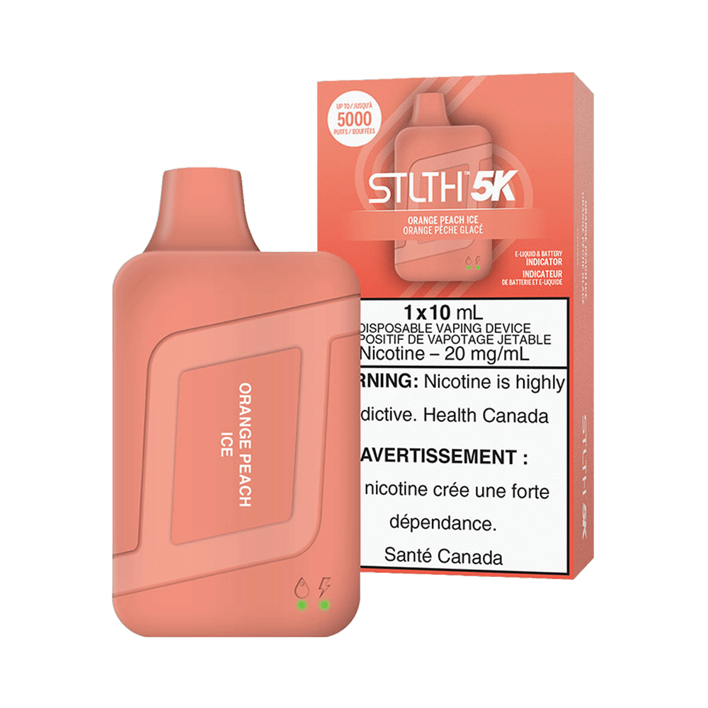 STLTH 5K Disposable Vape - Orange Peach Ice available on Canada online vape shop