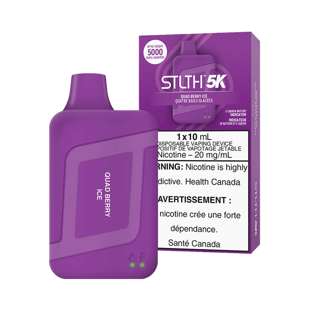 STLTH 5K Disposable Vape - Quad Berry Ice available on Canada online vape shop