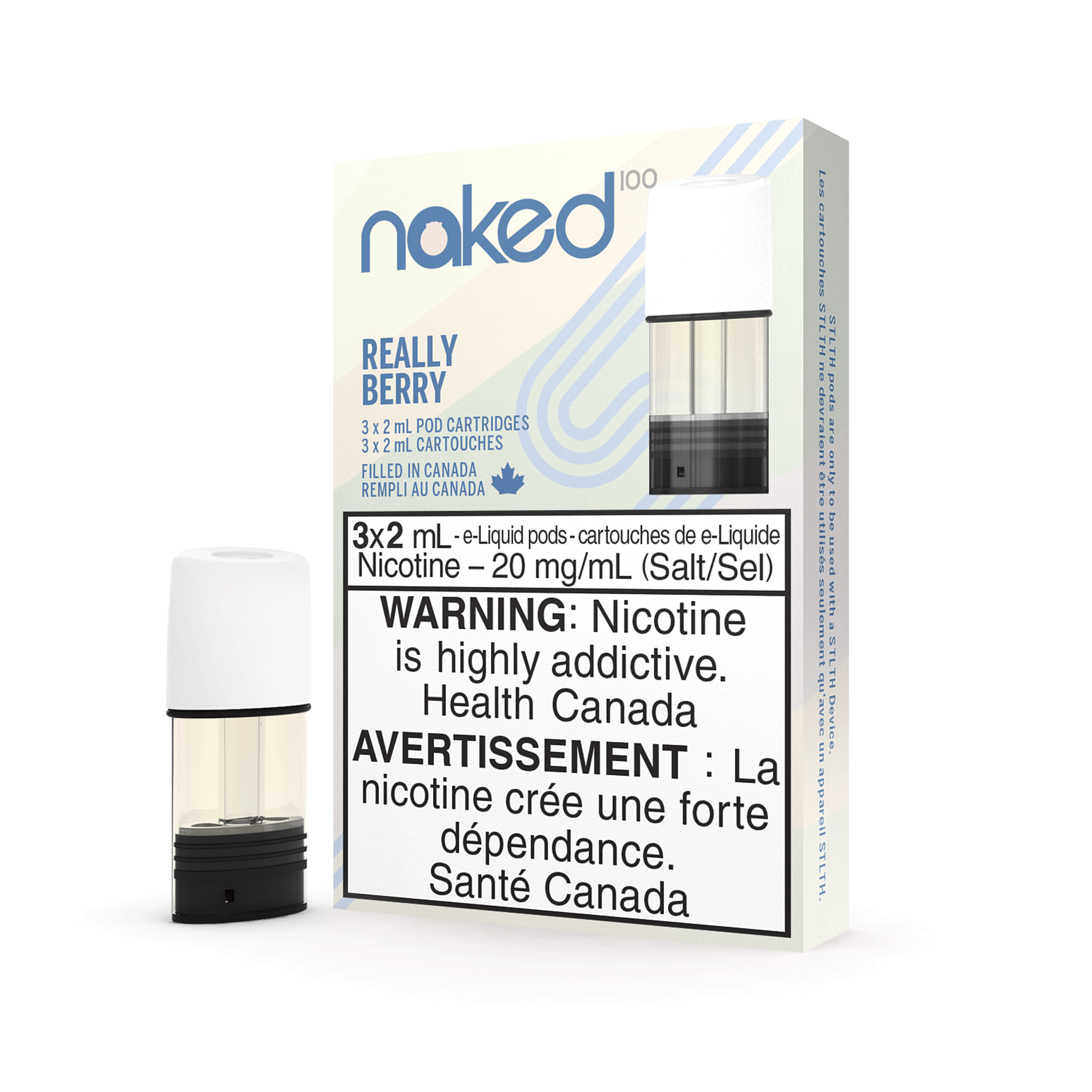 STLTH Naked 100 Vape Pod - Really Berry available on Canada online vape shop