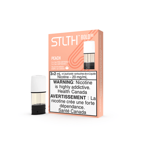 STLTH Pods - Peach (3/PK) available on Canada online vape shop