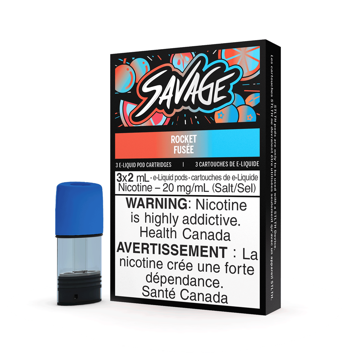 STLTH Savage Vape Pod - Rocket available on Canada online vape shop