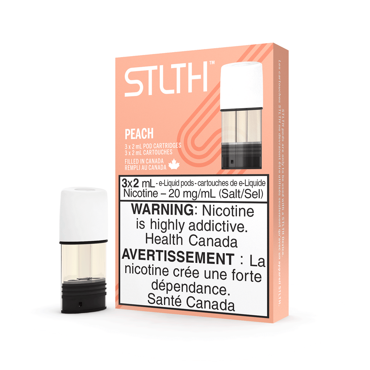 STLTH Vape Pod - Peach available on Canada online vape shop