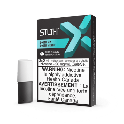STLTH X Pods - Double Mint (3/PK) available on Canada online vape shop