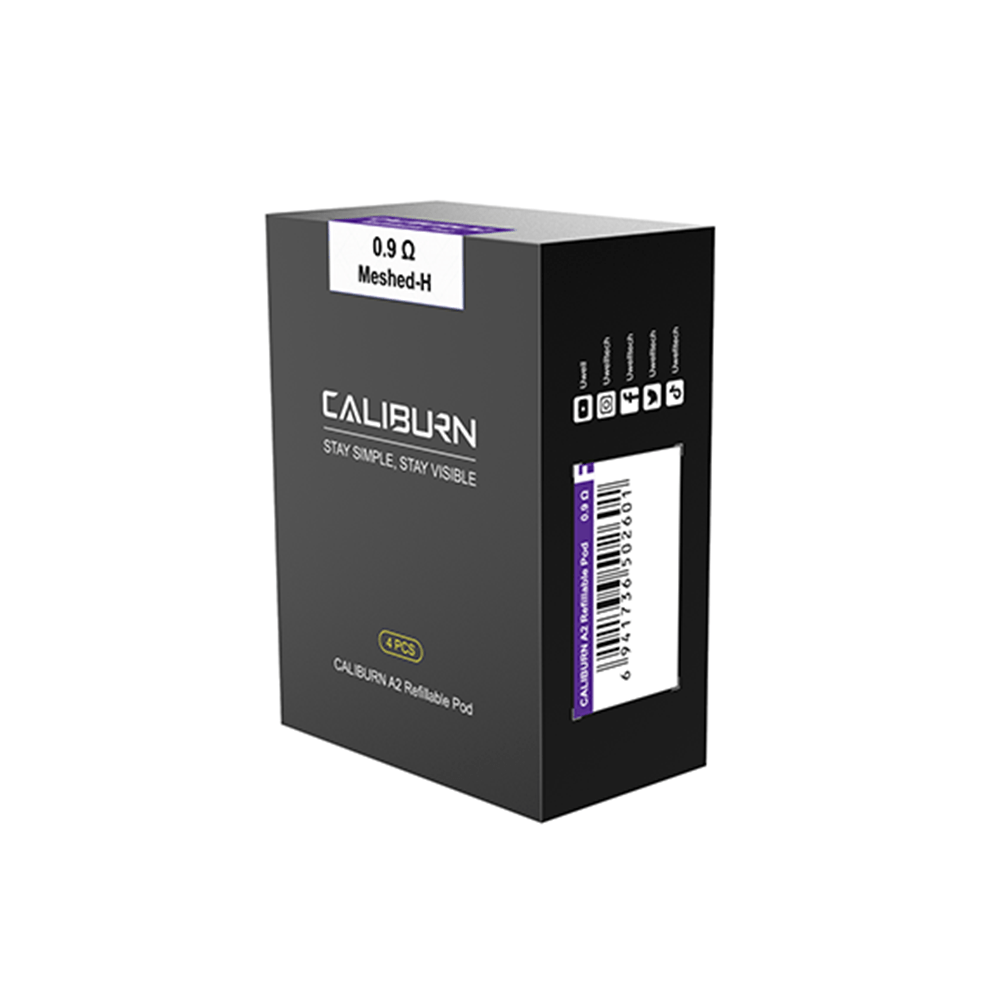 UWell - Caliburn A2 Replacement Pods - (4/PK) available on Canada online vape shop