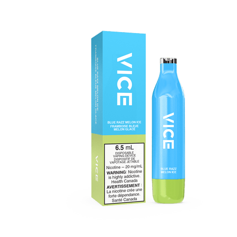 VICE 2500 - Blue Razz Melon Ice available on Canada online vape shop