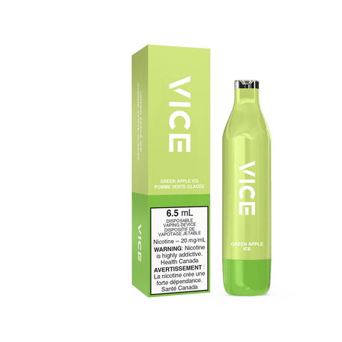 VICE 2500 - Green Apple Ice available on Canada online vape shop