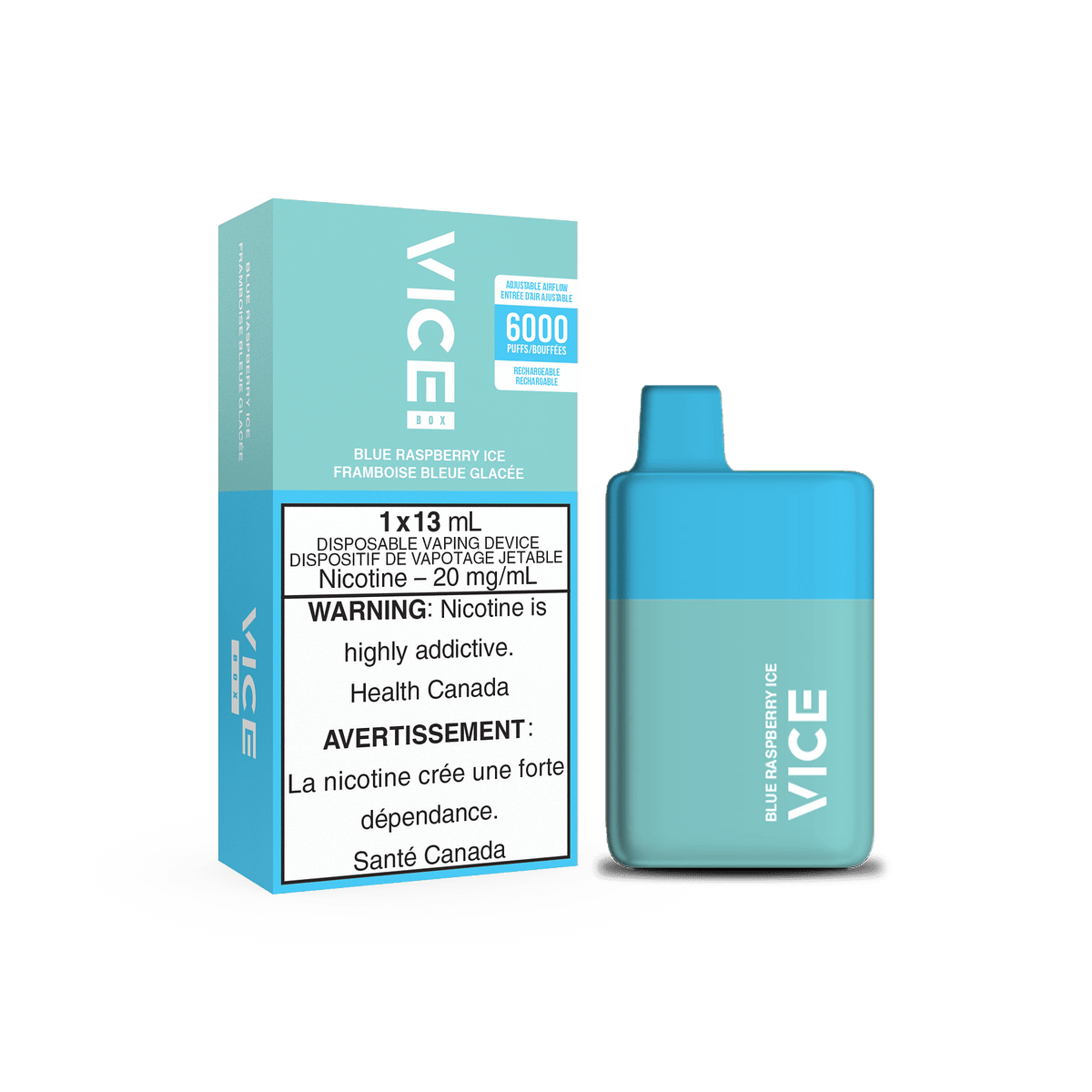 VICE BOX - Blue Raspberry Ice available on Canada online vape shop