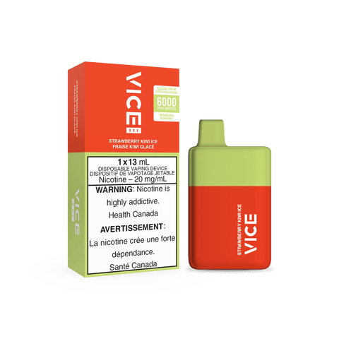 VICE BOX Disposable Vape - Strawberry Kiwi Ice available on Canada online vape shop