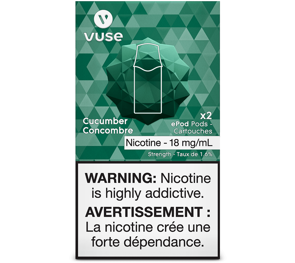 Vuse Alto ePods - Cucumber (2/Pack) available on Canada online vape shop