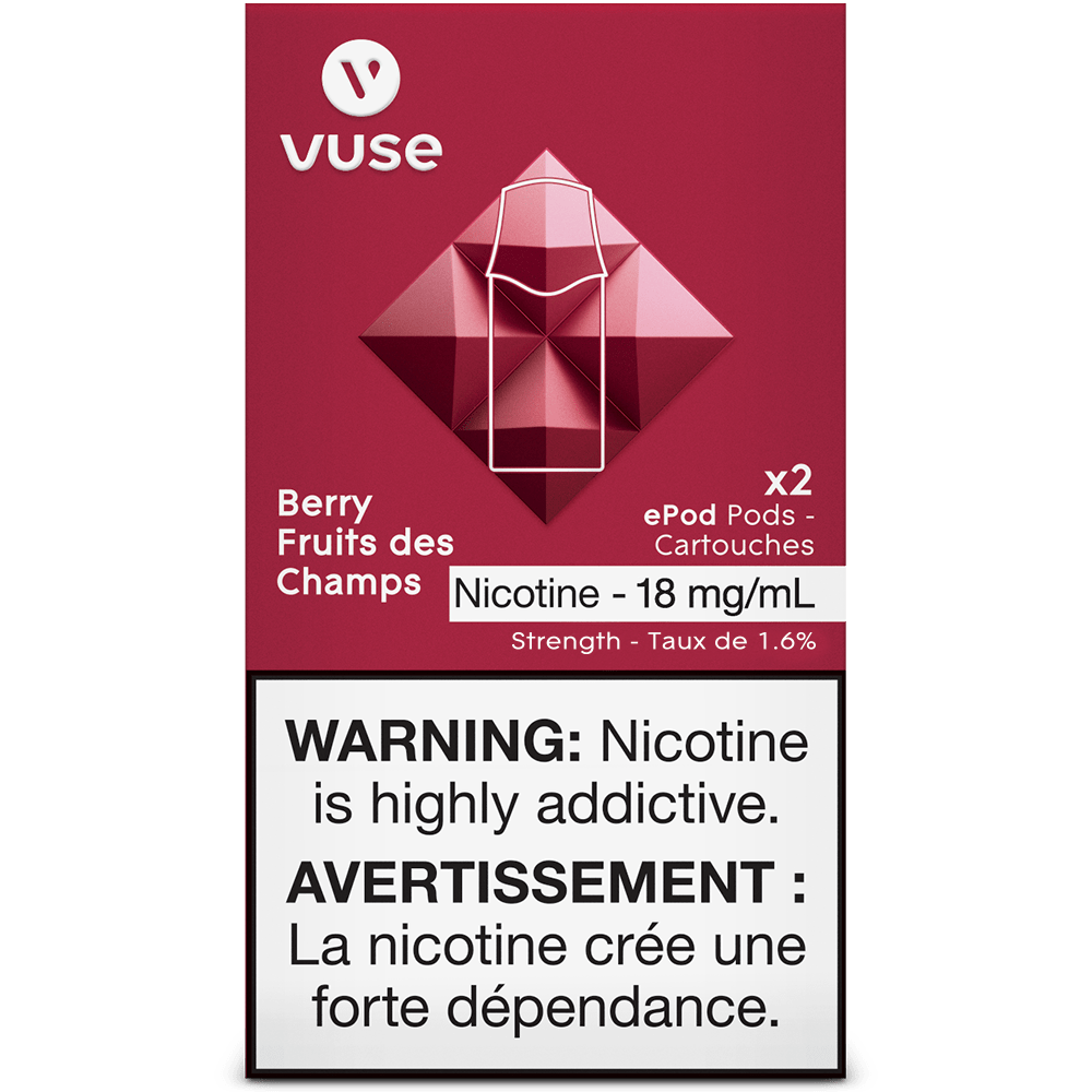 Vuse Alto ePods - Berry (2/Pack) available on Canada online vape shop