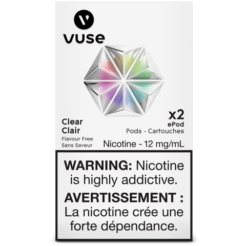 Vuse Alto ePods - Clear (2/Pack) available on Canada online vape shop