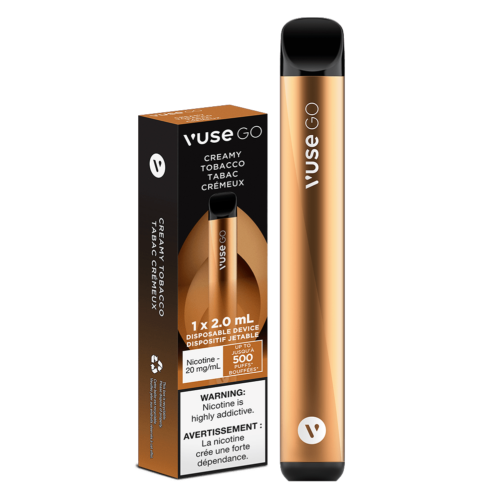 Vuse GO Disposable Vape - Creamy Tobacco available on Canada online vape shop