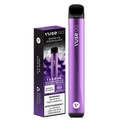 Vuse GO  - Grape Ice Disposable Vape available on Canada online vape shop