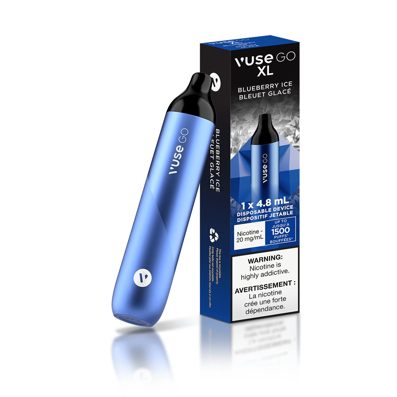 Vuse GO XL Disposable Vape - Blueberry Ice available on Canada online vape shop