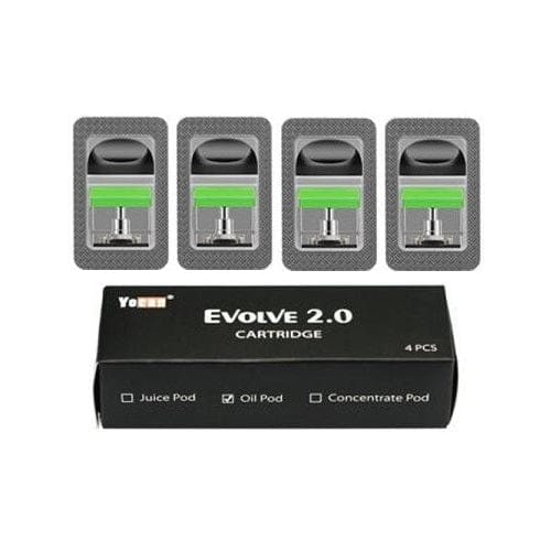 Yocan Evolve 2.0 Replacement Cartridges (Wax, Juice, Concentrate) 4/PK available on Canada online vape shop