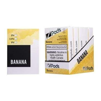 Z Pods S Compatible Pod Pack - Banana Taffy (3/PK) available on Canada online vape shop