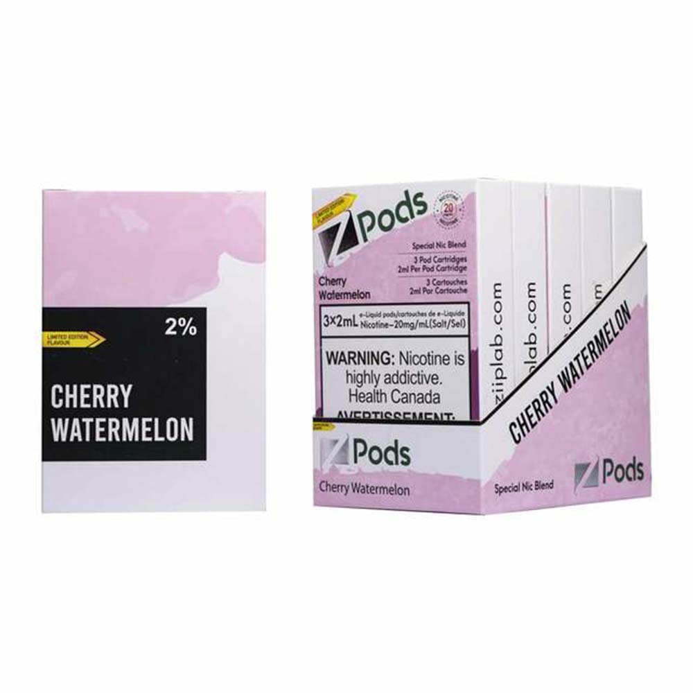 Z Pods S Compatible Pod Pack - Cherry Watermelon (3/PK) available on Canada online vape shop