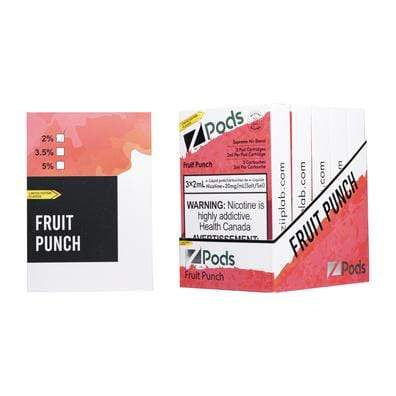 Z Pods S Compatible Pod Pack - Fruit Punch (3/PK) available on Canada online vape shop