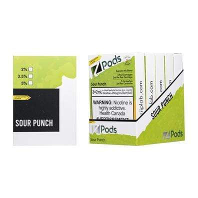 Z Pods S Compatible Pod Pack - Sour Mouth (3/PK) available on Canada online vape shop