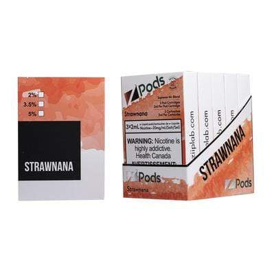 Z Pods S Compatible Pod Pack - Strawnana (3/PK) available on Canada online vape shop
